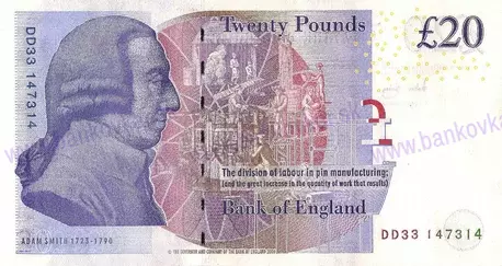 20 Pounds ELIZABETH II.England 2006