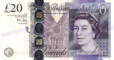 20 Pounds ELIZABETH II.England 2006