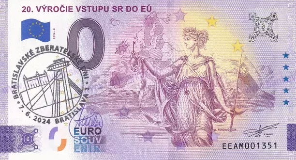 20.Výročie vstupu SR do EÚ EEAM 2024-8 pečiatka POFIS