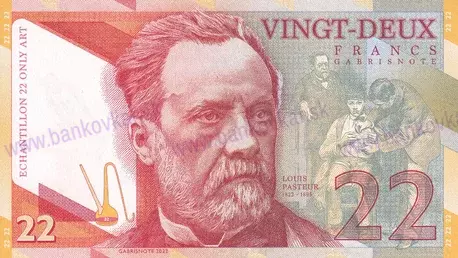 22 Francs Louis Pasteur 2022