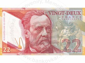 22 Francs Louis Pasteur (2022)