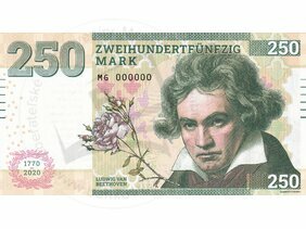 250 Mark Ludwig van Beethoven (2020) zelená