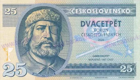 25 Kčs Jan Žižka 2026