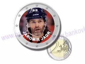 2 Euro minca Jaromír Jágr (CUSTOM KOLOR)