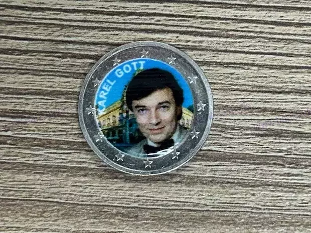 2 Euro minca Karel Gott