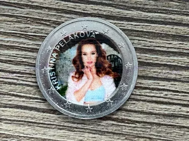 2 Euro minca Kristína Peláková