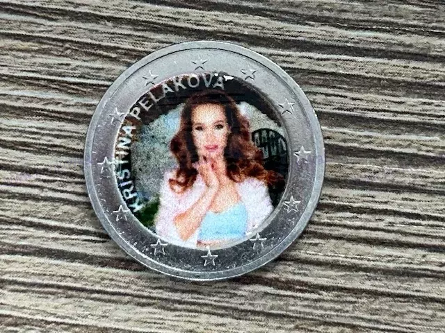 2 Euro minca Kristína Peláková