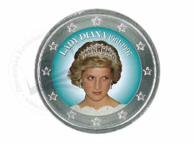 2 Euro minca LADY DIANA 1961-1997