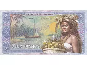 2 Francs Tahiti (2024) verzia A
