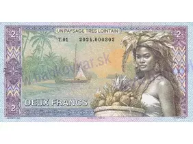 2 Francs Tahiti (2024) verzia B