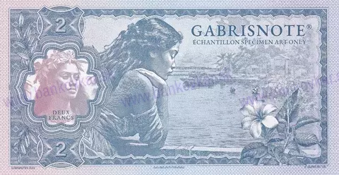 2 Francs Tahiti