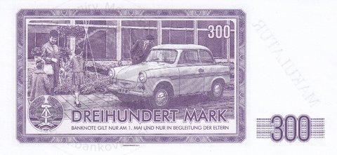 300 Mark 2016 Erich Honecker MAKULATUR