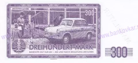 300 Mark 2016 Erich Honecker MAKULATUR