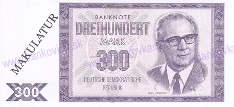 300 Mark 2016 Erich Honecker MAKULATUR