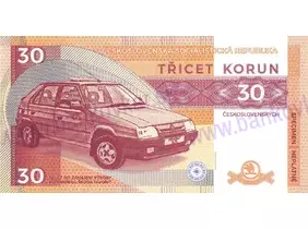 30 Korún Československých ŠKODA FAVORIT