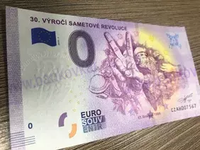30.Výročí Sametové Revoluce (CZAH 2019-1) reliéfna pečiatka
