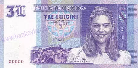 3 Luigini 2023 S.A.S Nina Principessa di Seborga