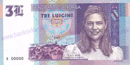3 Luigini 2023 S.A.S Nina Principessa di Seborga