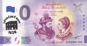 400.výročie svadby Košice (EEHS 2026-1) pečiatka Levočský dom