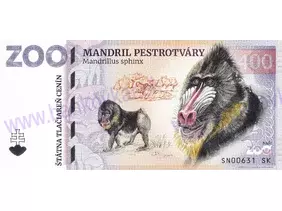 400 ZOO SPIŠSKÁ NOVÁ VES (Mandril pestrotváry) 2026 400 ZOO SPIŠSKÁ NOVÁ VES (Mandril pestrotváry) 2026