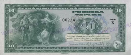 40.výročie presunu kostola v Mostě 2015