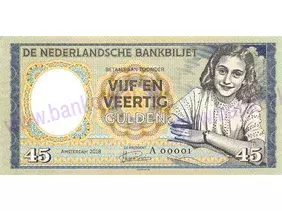 45 Gulden Netherlands (2018)