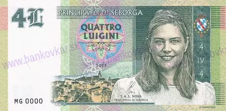 4 Luigini 2025 S.A.S Nina Principessa di Seborga