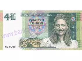 4 Luigini (v.2025) SAS Nina Principessa di Seborga