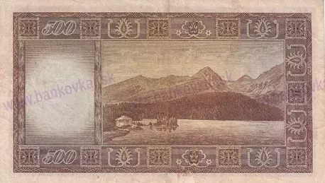 500 Kčs 1946 neperforovaná séria U stav 2