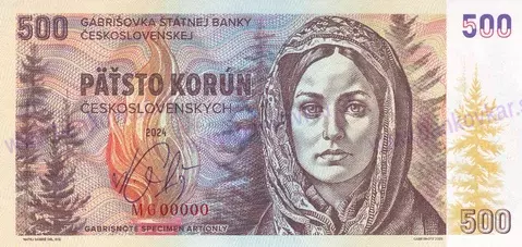 500 Korún ČSR 2024 múzeum SNP