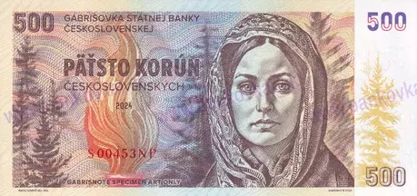 500 Korún ČSR 2024 múzeum SNP