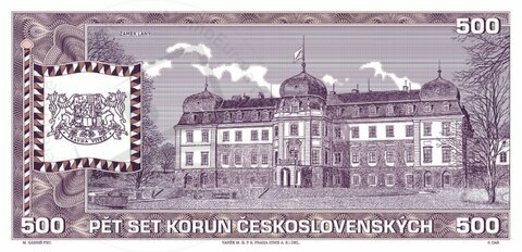500 korun Emil Hácha2020