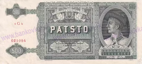 500 Ks 1941 perforovaná