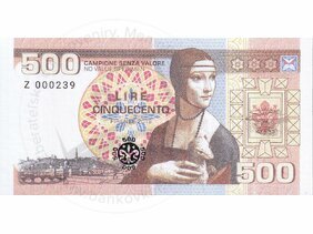500 Lire Florence 2018 (MAGNETKA)