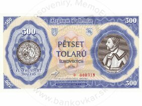 500 Tolarů Šlikovských (2020)