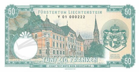 50 Franken 2019 Liechtenstein