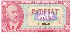 50 Haléřů Beneš (2022)