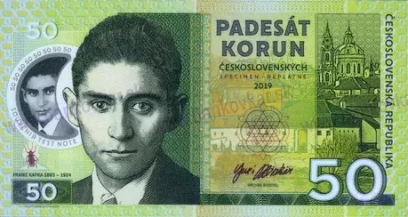 50 Korun 2019 Franz Kafka UNC