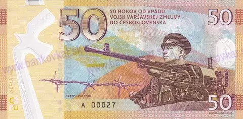 50 Korún Alexander Dubček 2018