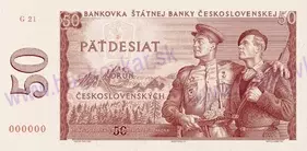 50 korún ČSR 1963 (reprint 2023)