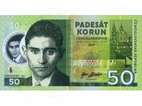 50 korún Franz Kafka (2019 polymer)
