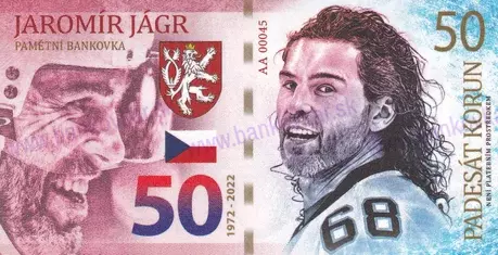 50 Korun Jaromír Jágr2022