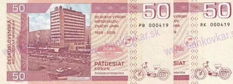 50 Korún Jawa 50/550 Pionier 2019 CANCELED