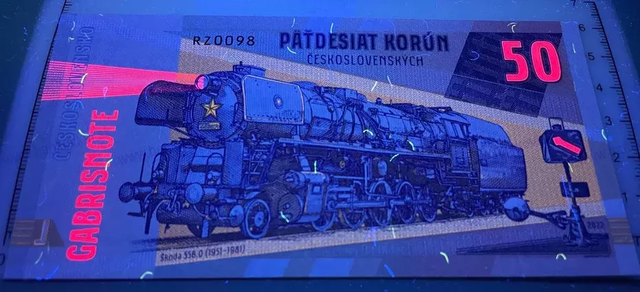 50 Korún Parný rušeň Škoda 556.0 2022