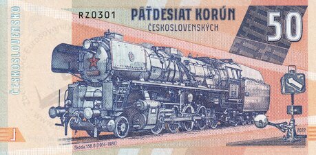 50 Korún Parný rušeň Škoda 556.0 2022