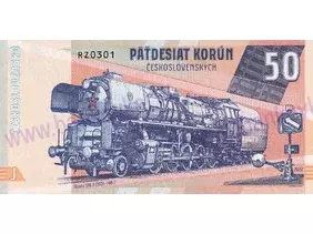 50 Korún parný rušeň Škoda 556.0 (2022)