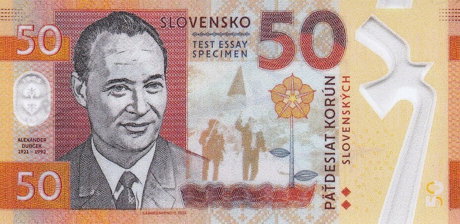 50 Korún Slovenských Alexander Dubček MAGNETKA