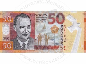 50 Korún Slovenských Alexander Dubček (MAGNETKA)