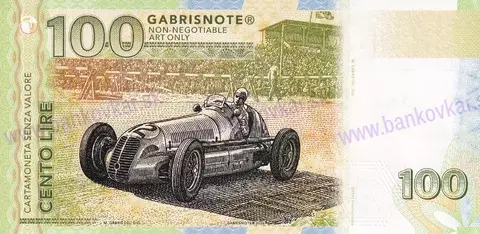 50 Lire Bugatti Tipo 35 2026