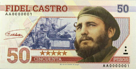 50 rubles Fidel Castro 2021